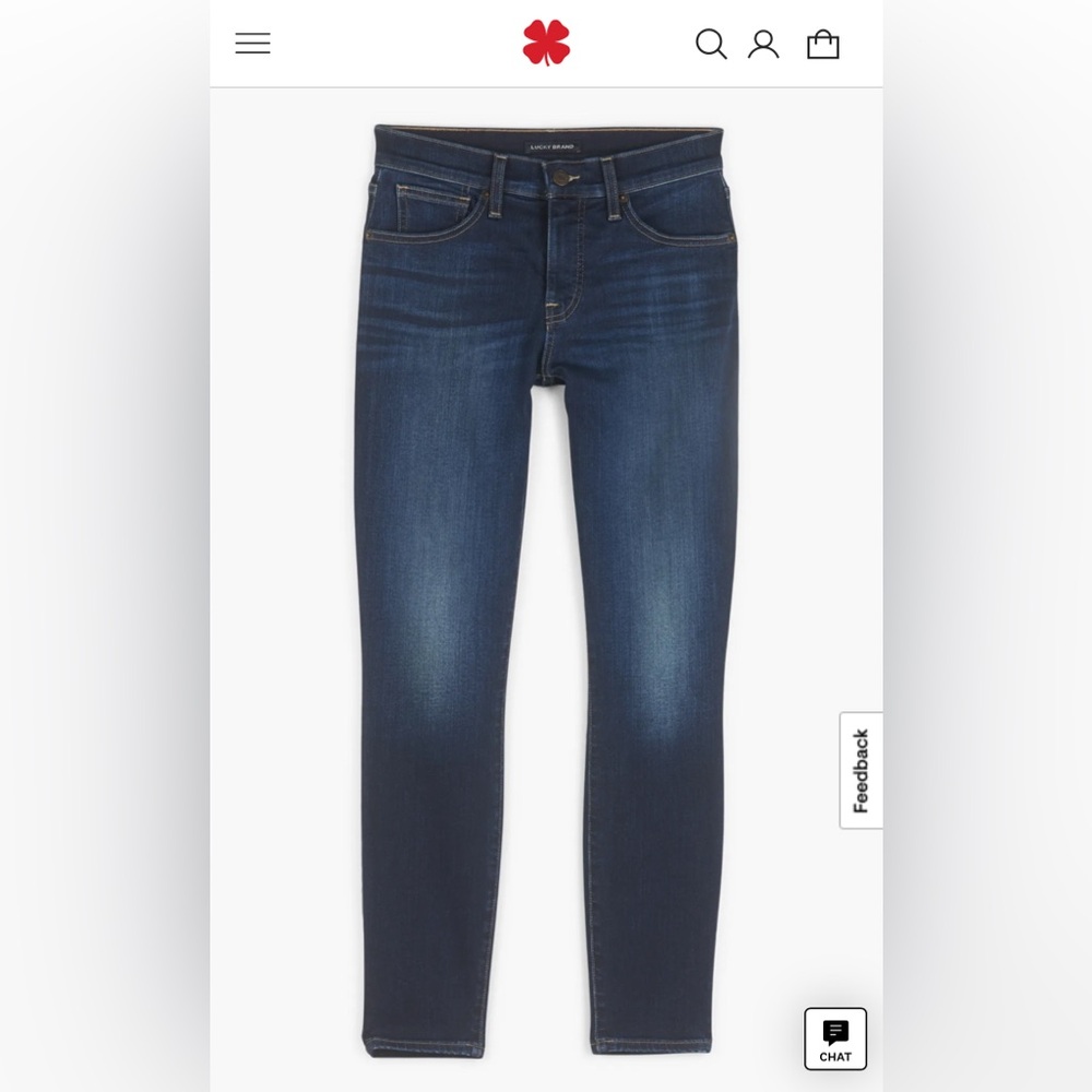 Lucky Brand Dark Blue Skinny Jeans
